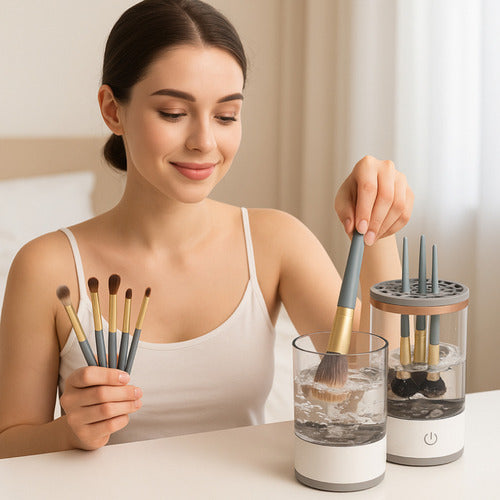 LIMPIADOR DE BROCHAS DE MAQUILLAJE