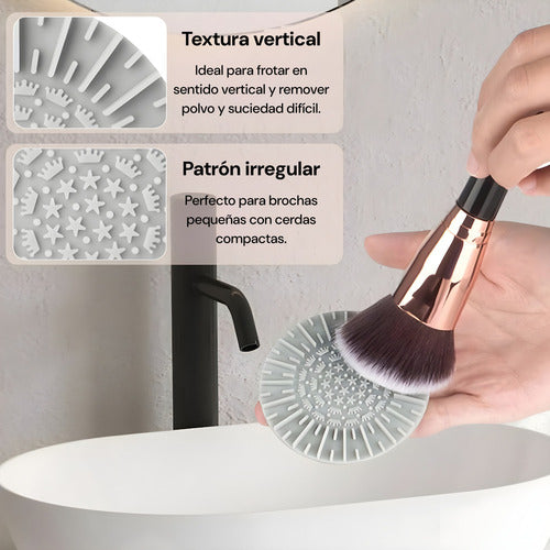 LIMPIADOR DE BROCHAS DE MAQUILLAJE