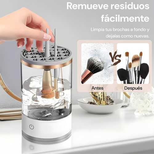 LIMPIADOR DE BROCHAS DE MAQUILLAJE
