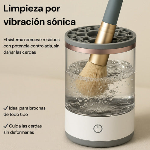 LIMPIADOR DE BROCHAS DE MAQUILLAJE