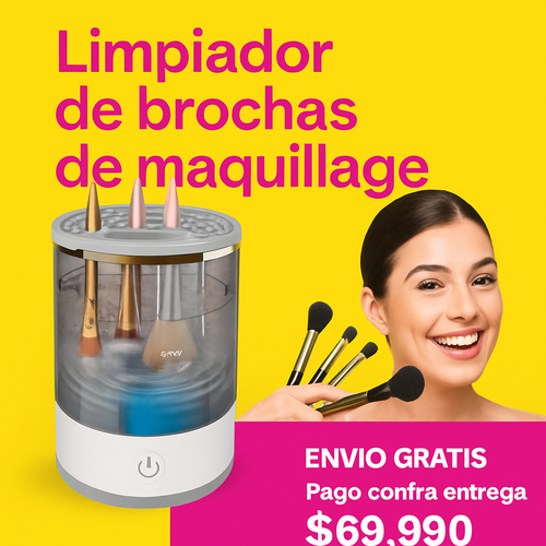 LIMPIADOR DE BROCHAS DE MAQUILLAJE